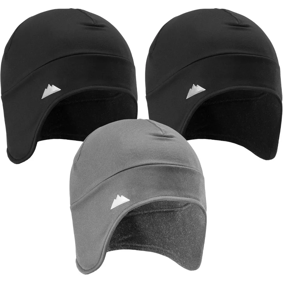 

Tough Headwear Thermal Skull Cap - Moisture-Wicking Running Beanie Helmet Liner - Warmth and Cycling Apparel