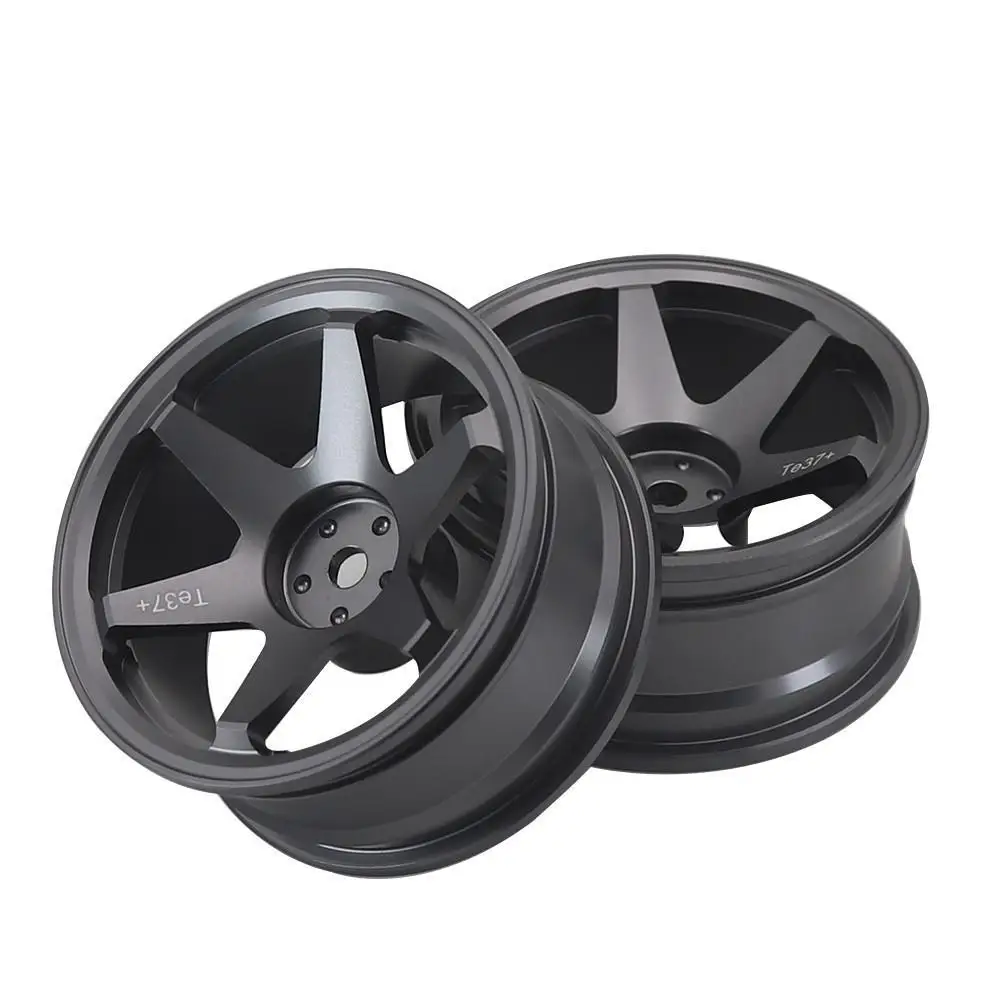 4pcs 52mm Metal Wheel Rim Hub For 1/10 Hsp 94123 Hpi Sakura Flat Running Drift Traxxas Hpi Axial Tamiya Xis Cs D4 Tt02 Yokomo