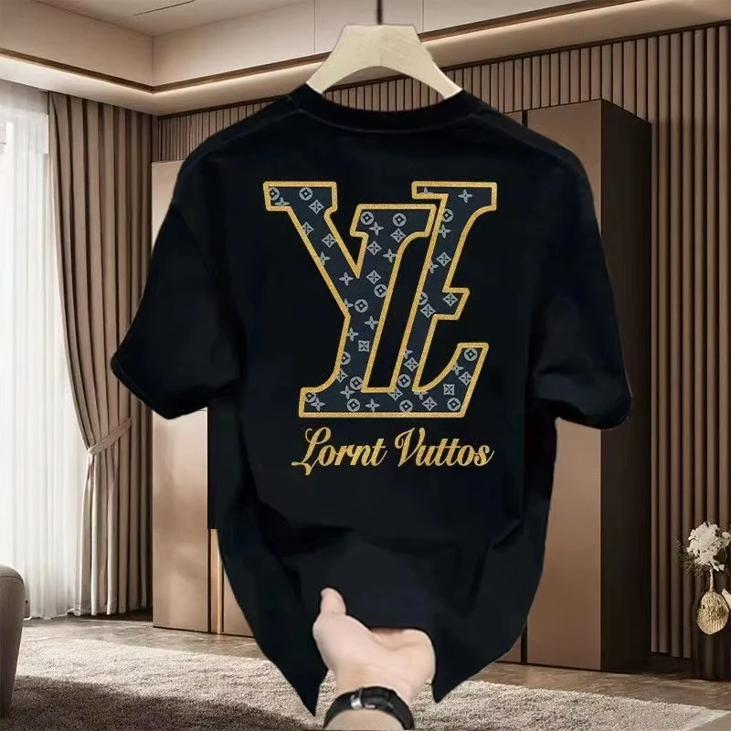 2026 New Model Hot-selling Fashion Printed T-Shirt, Spring-Summer Round-neck Casual Shirt