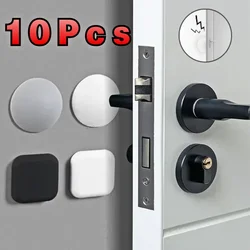 Tope de puerta de silicona autoadhesivo, suministros de seguridad nórdicos, protección de pared, amortiguador, Tapón Protector, silenciador para el hogar