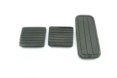 

One Set of 3 Pieces - MANUAL Pedal Rubber Set For VW MK1 Golf Jetta Cabby Cabriolet Scirocco T4 - Black Color