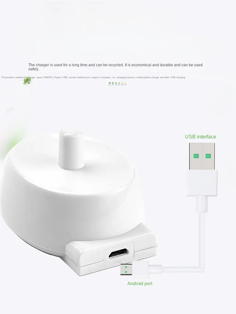 1 cargador USB para Braun, cargador inalámbrico de cepillo de dientes eléctrico Oral B P5000 P6000 7000 3710 3727 3738 3744 3756 3757 4729 PRO
