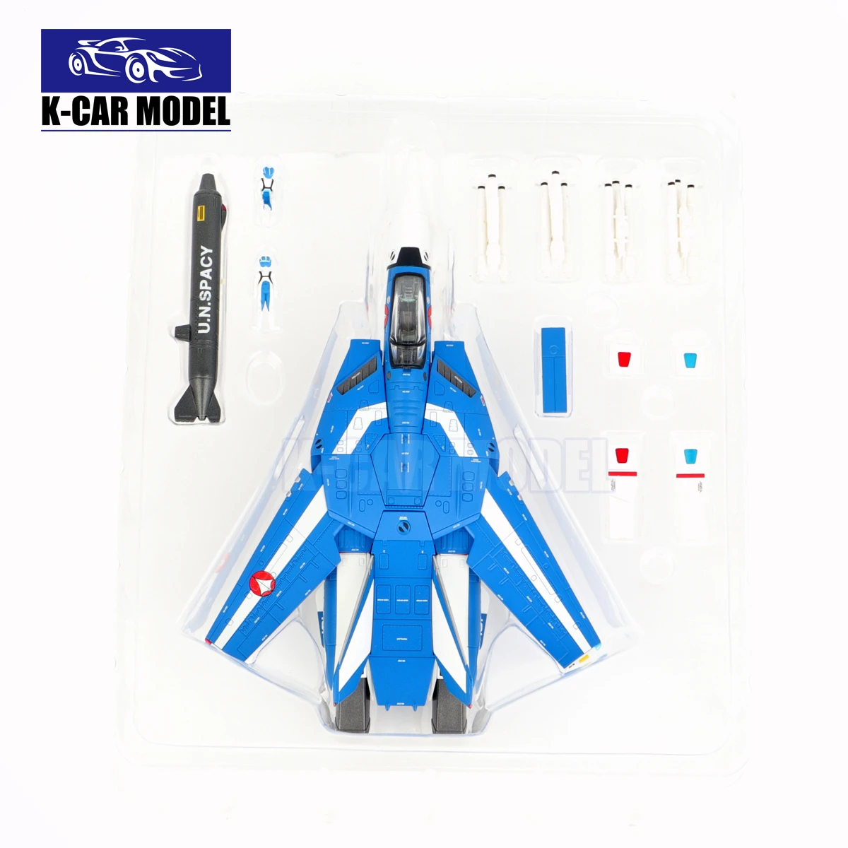 Calibre Wings 1/72 VF-1S Fighter Valkyrie Stealth Macross Air Force Fighter Plane Model