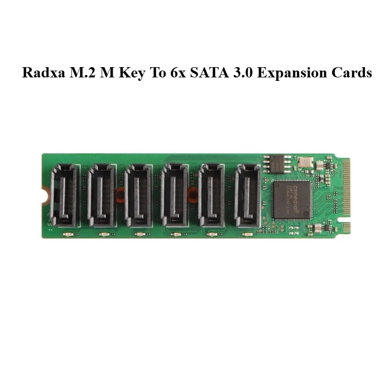 

Radxa M.2 M Key To 6x SATA 3.0 Expansion Cards