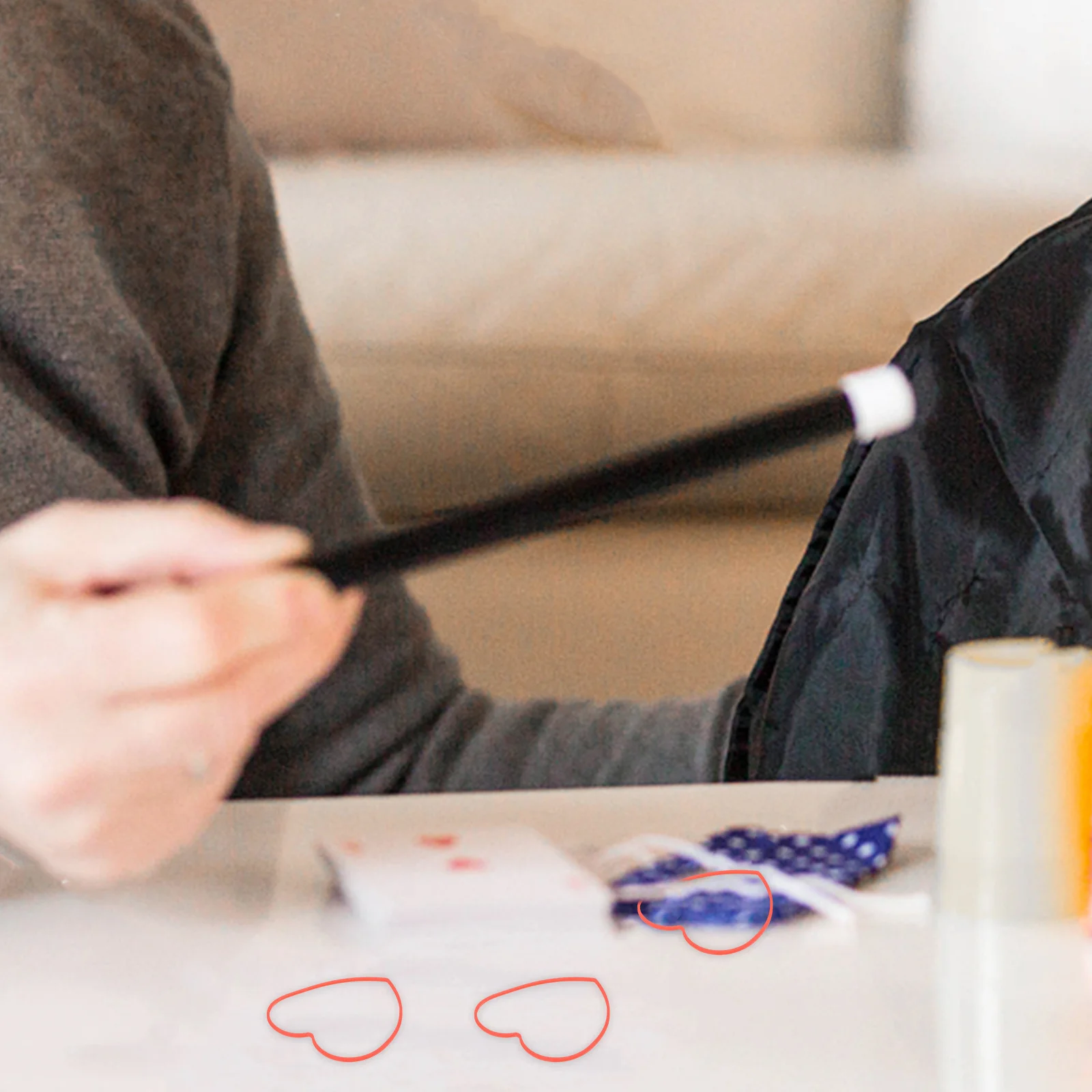 

50pcs Love Rubber Bands Elastic Trick Performance Stage Show Gimmick Props Conjuring Supplies Party Novelty