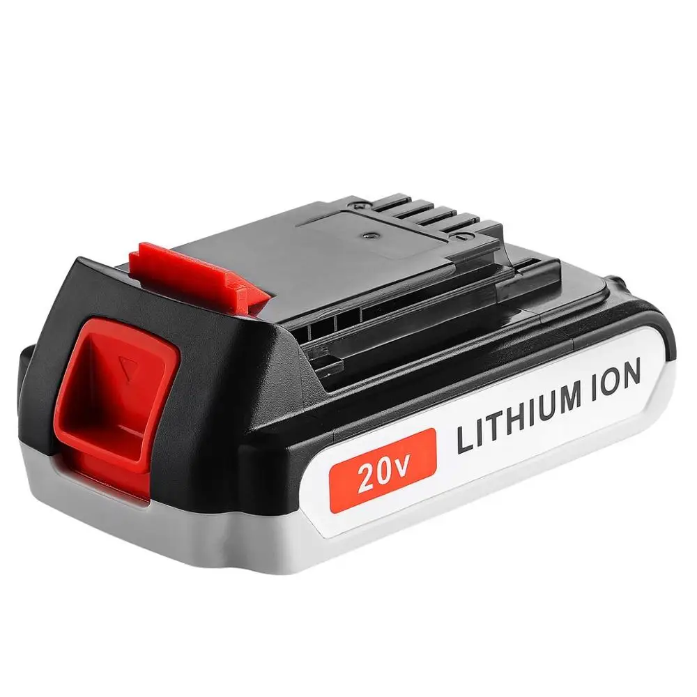 LBXR20 2000mAh Replace for Black and Decker 20V Battery 20 Volt MAX Lithium Ion LBXR20 LB20 LBX20 LBXR2020-OPE