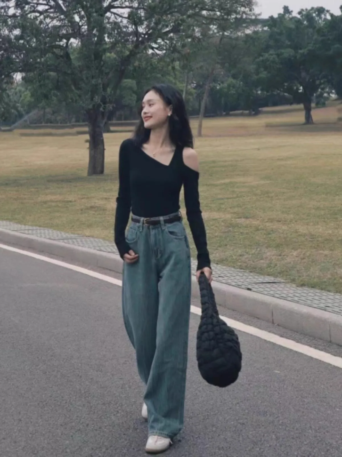 Sweaters Jumpers Pullovers Women European Style Half Turtle Oversize Solid BF Y2K Business Meeting Professional Modern Simple OL