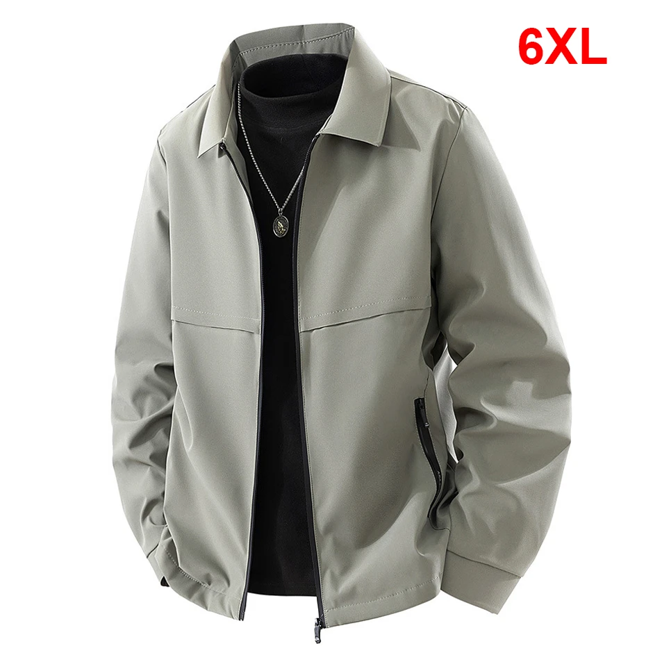 

Плюс размер 6XL, однотонная куртка, мужская модная повседневная куртка, пальто, мужские весенне-осенние пальто, большой размер 6XL
