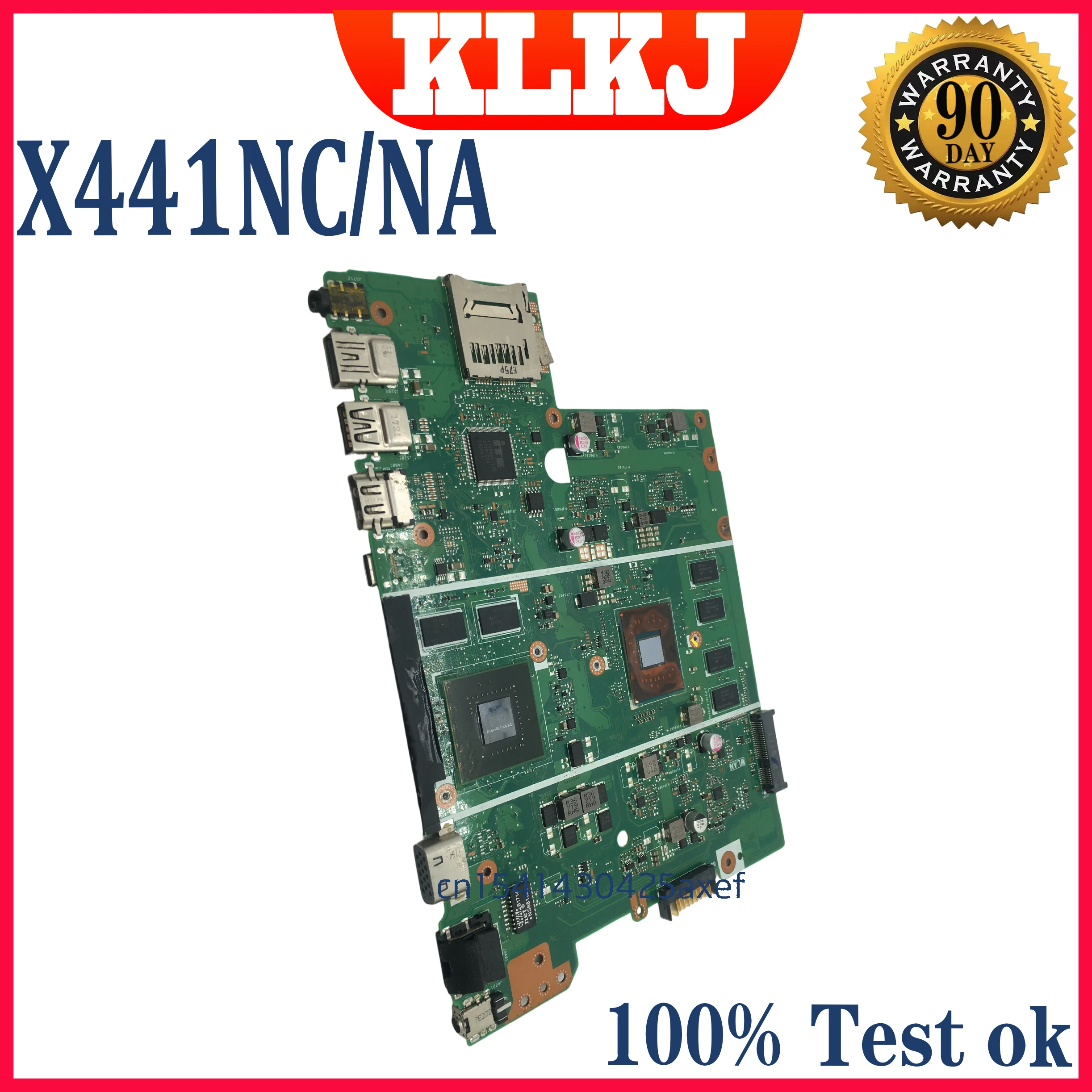 Placa base para ordenador portátil X441NC para Asus X441N X441NA A441N, placa base para portátil con memoria de 2GB, 4GB, CPU N4200 N3350, 100% probado