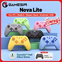Gamesir Gamepads PC Switch 2 Controller Nova Lite Controle Hall Effective Joystick for Nintendo Switch Steam Android iOS Phone