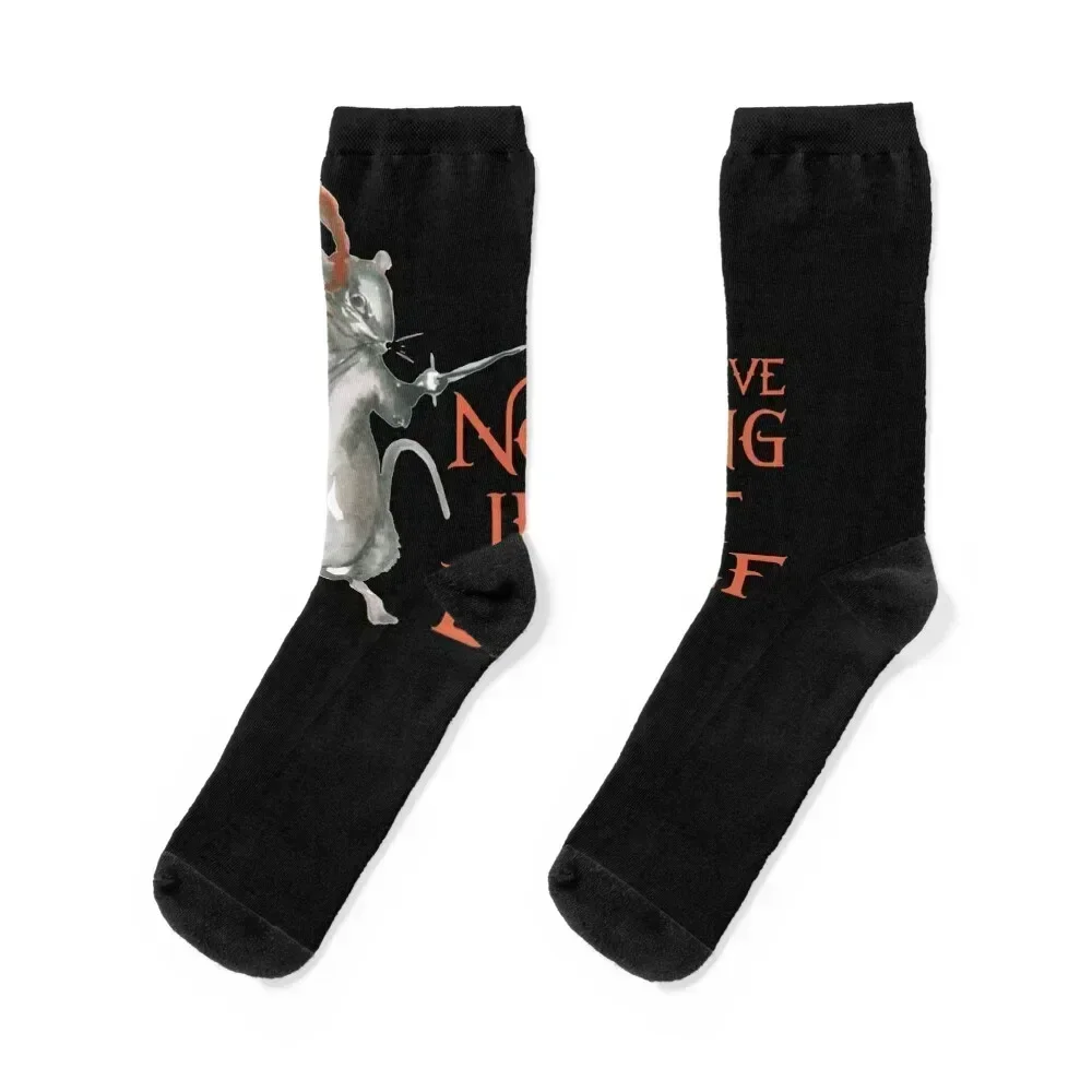 

Reepicheep We Have Nothing If Not Belief T Shirt Socks happy Heating sock Thermal man winter Socks Man Women's