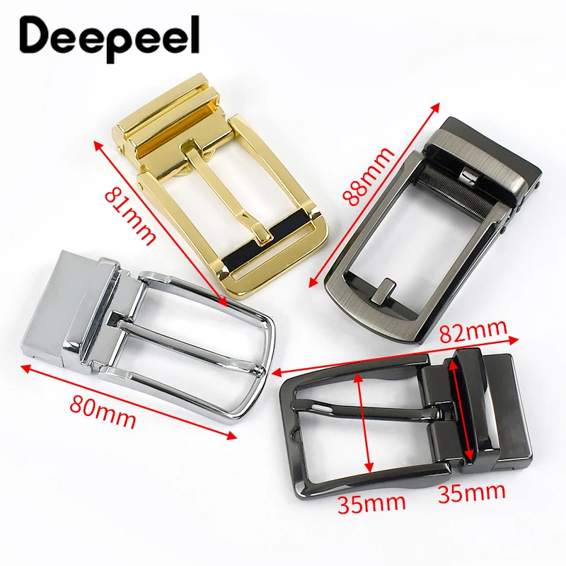 Deepeel Men Automatic Belt Buckles, Zinc Alloy
