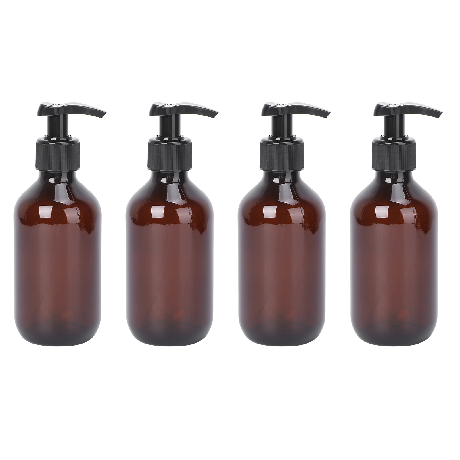 

4 Pcs Lotion Bottle Refillable Subpackaging Bottled Press Pump Empty PE Emulsion