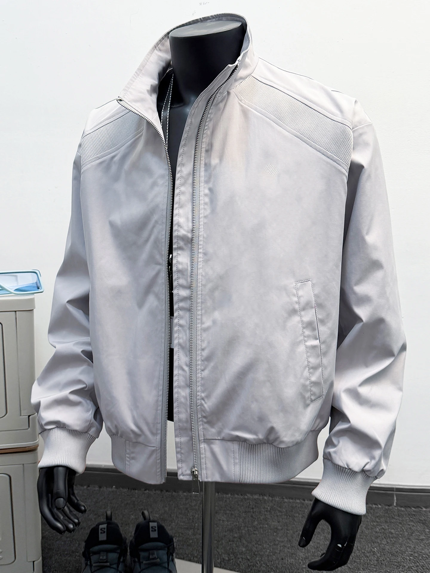 

Мужская весенняя свободная куртка-бомбер в американском стиле, с элементами бейсбольной формы, молодежная модная верхняя одежда из полиэфирного волокна