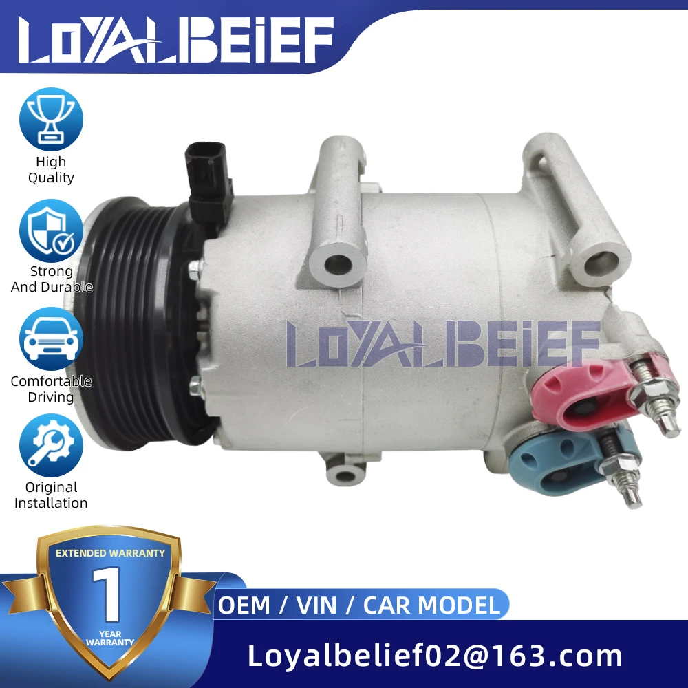 VS16 Auto AC Compressor For Ford GALAXY MONDEO S-MAX VOLVO S60 V60 1712520 1785211 AV6119D629CB 31369800 AV6119D629CA