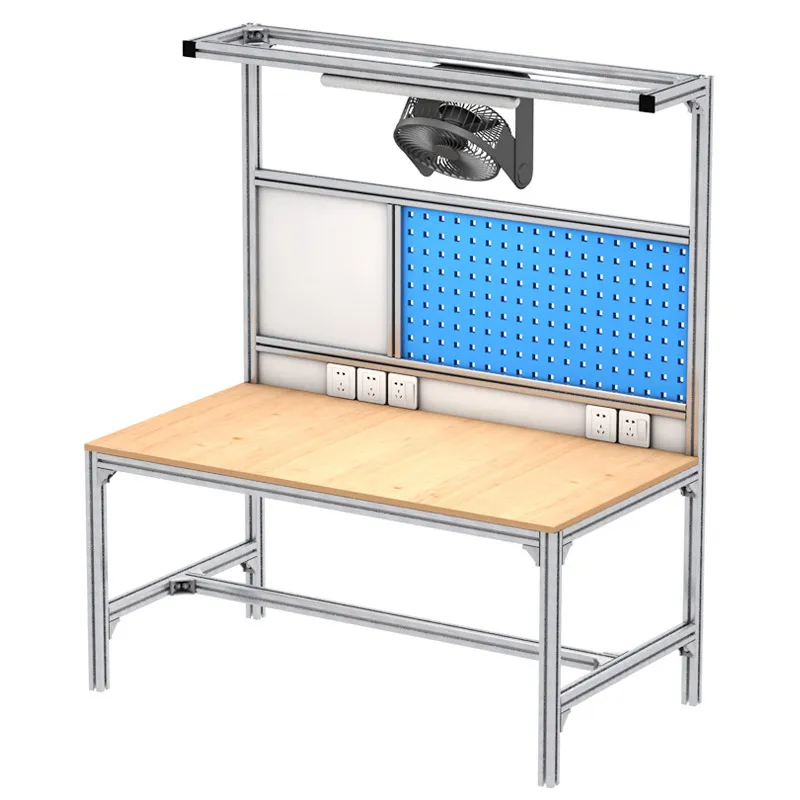 Europe standard electronic workbench  Workbench with stainless steel table support