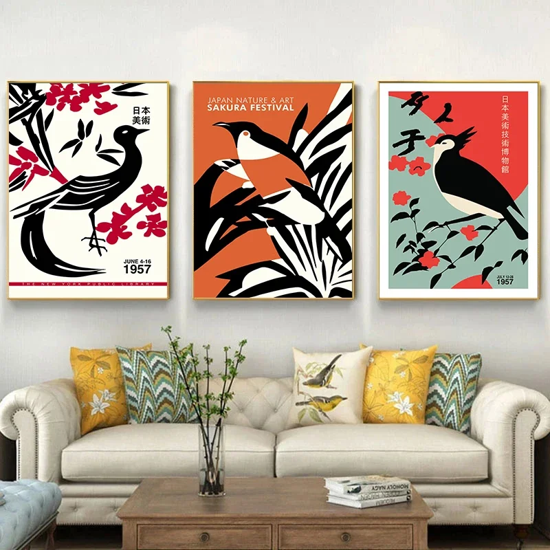 

Vintage Culture of Japan Posters and Prints Canvas Painting Nature Mount Fuji Japanese Exhibition Wall Art Picture Home Decor