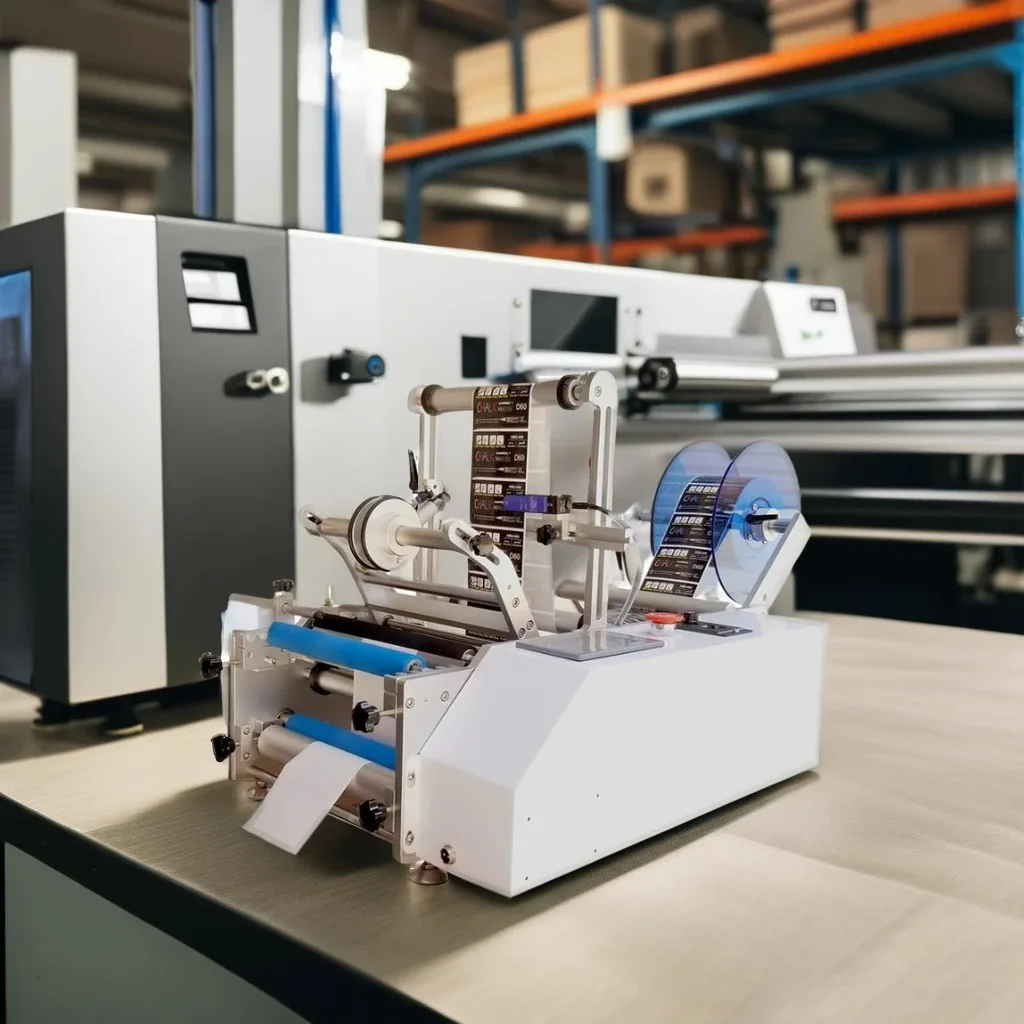 Coding Semi-automatic Labeling MachineSpecial-shaped Bottle Self-adhesive Labeling Machine Optional