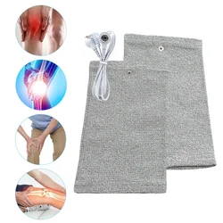 TENS Electrode Pulse Conductive Massage Knee Pads Conductive Silver Fiber for Physical Massager EMS Muscle Stimulator Legs Relax