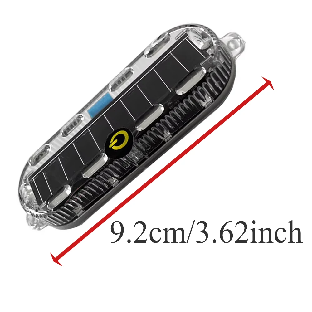 1pc Car Rear LED Strobe Emergency Light Alarm Warning Solar Flash Light Anti-Theft Sign for Cars Motorcycles Bikes Lorries