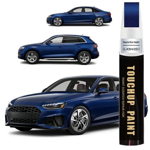 LX5H/2D Navarra Blue Metallic Touch Up Paint Compatible With Audi Exact Match Car Paint Pen Scratch Repair