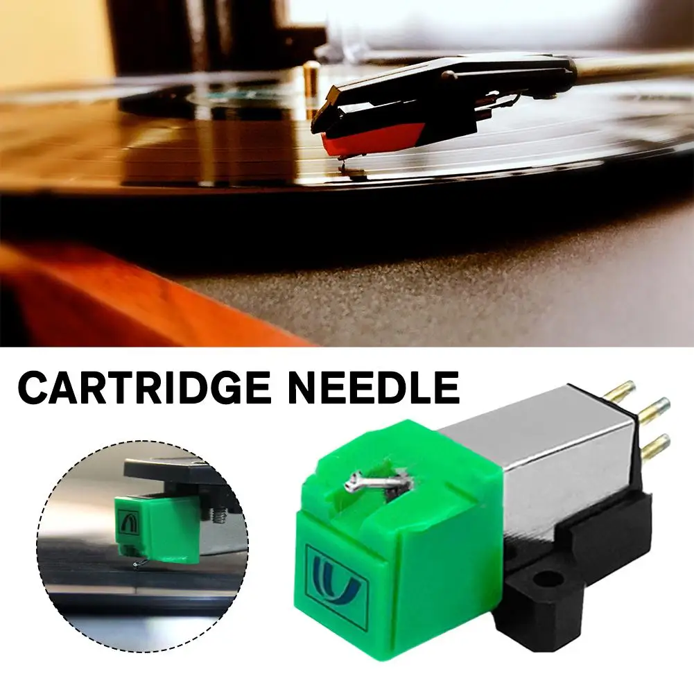 Agulha de cartucho substituída para caneta giratória universal para ATN95E, AT93, AT3400, AT345 Record Player melhora a qualidade do som F1Q1