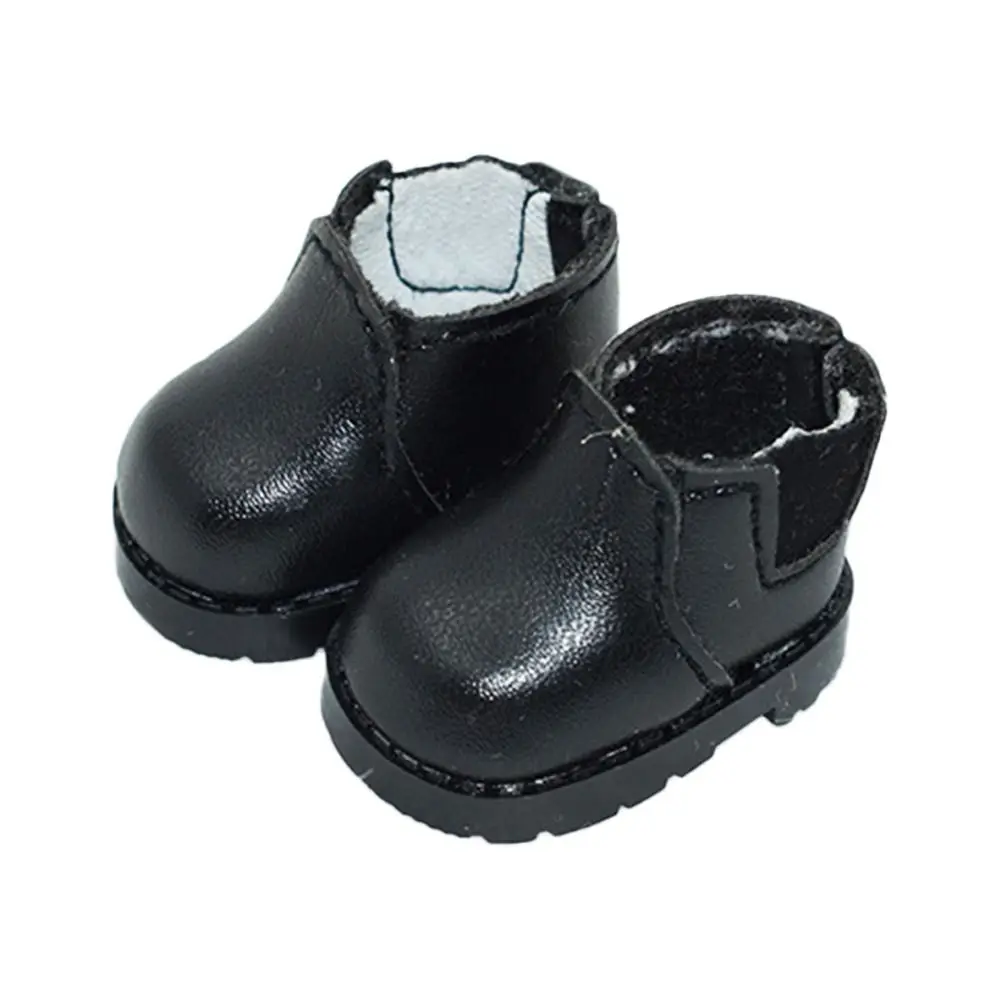 10cm/20cm Cotton Doll Leather Shoes Clothes Accessories Dolls Casual Wear Shoes Fashion Leather Boots DIY Doll Gift Toys image 6