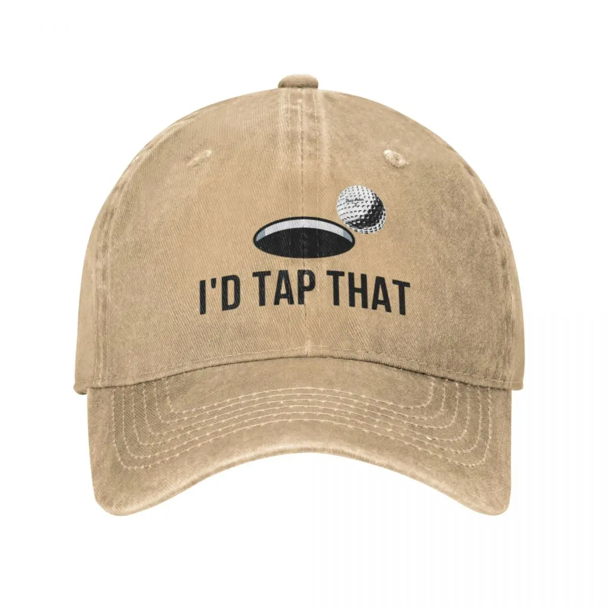 I&# 27;d Tap That - Funny Golf Baseball Caps Snapback Denim Hats Outdoor Adjustable Casquette Streetwear Baseball Cowboy Hat