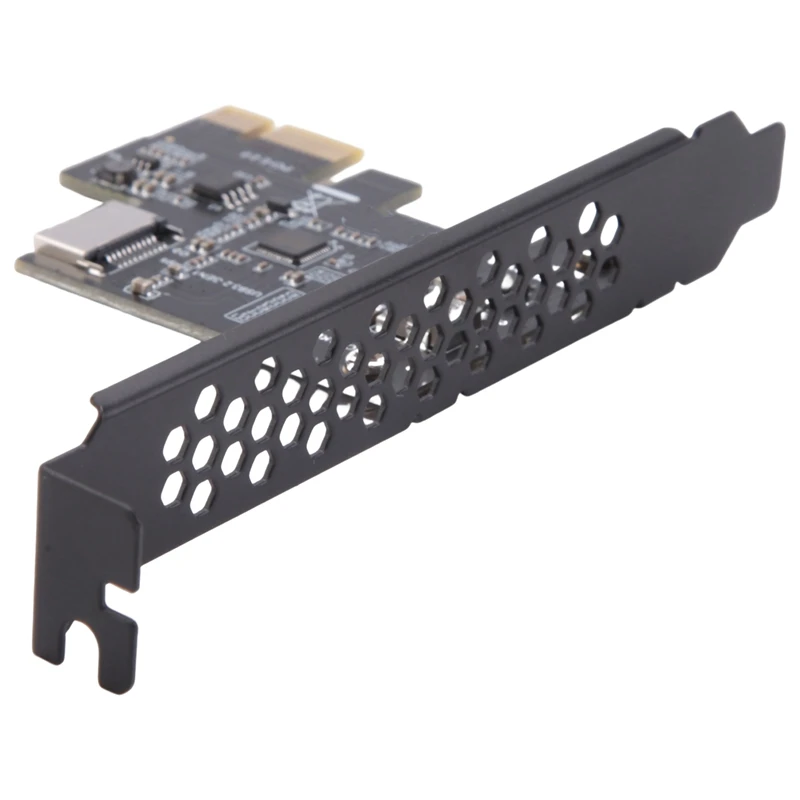 PCI-E 1X To USB 3.2 GEN1 5Gbps Type-E A-Key Expansion Card,Front Panel Type-C Interface For Desktop PC(ASM1042A)