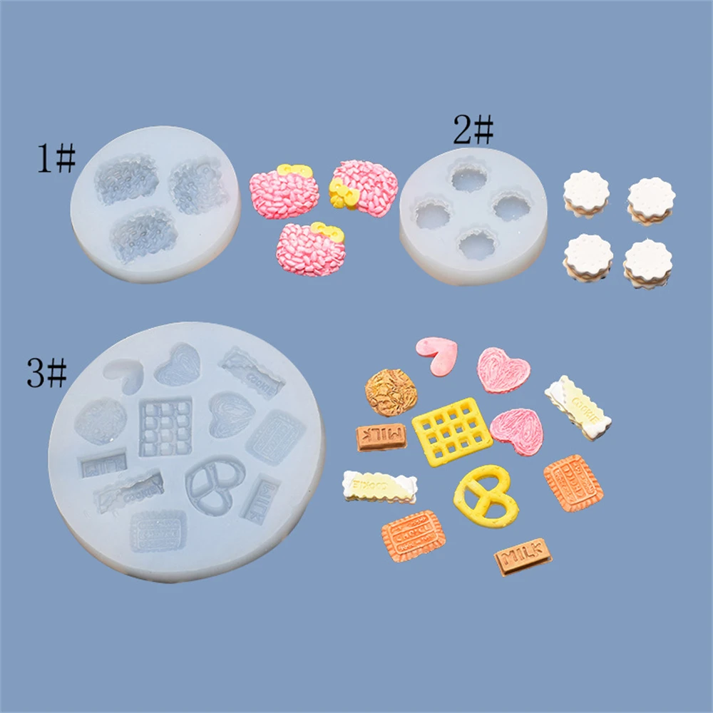 DIY Crafts Casting Baking Tool Mini Food Dessert Crystal Epoxy Resin Mold Cake Candy Chocolate Silicone Mould