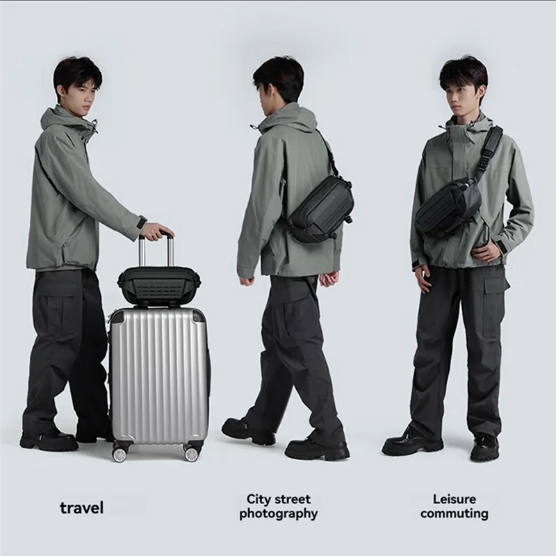 

Ulanzi AB02 TAI Outdoor Sling Bag Body Cross Bag Chest Bag Travel Bag For Smartphone Mirrorless Camera Fill Light