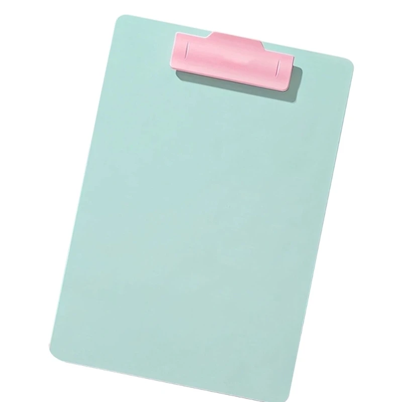 D5BB Lightweight Clipboard with Integrated Clip and Firm Backing for Organizing Loose Paper During School and Office Tasks