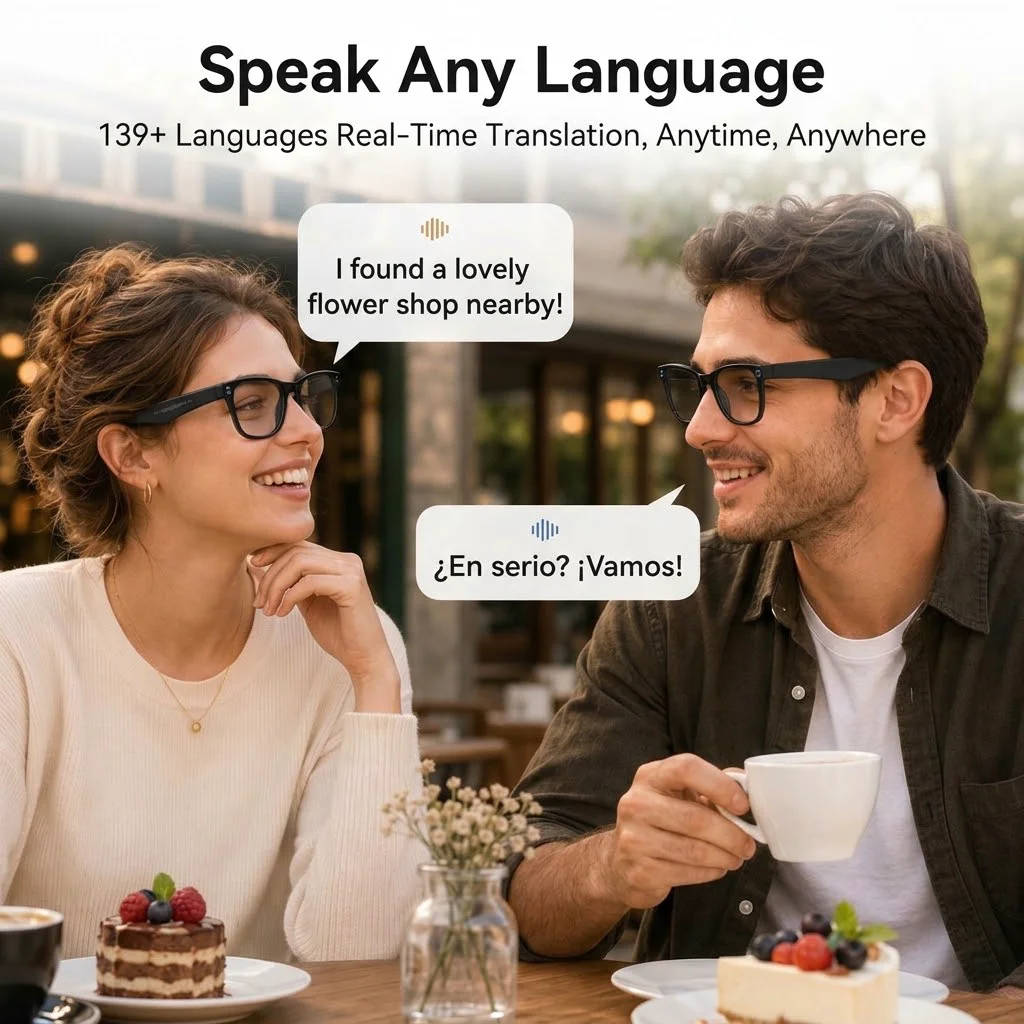 2026 Nieuwe 4K HD 800W Camera  - Smart Sunglasses Open Ear Music Calls recensie en prijs
