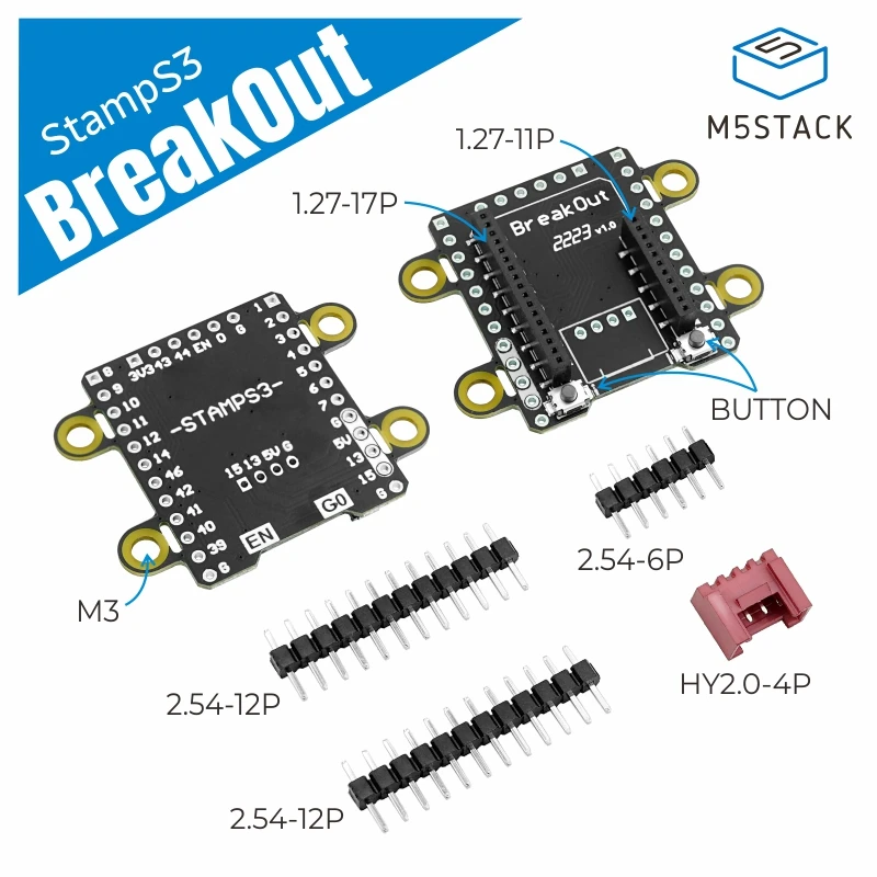 M5Stack Official M5StampS3 BreakOut Extension Board