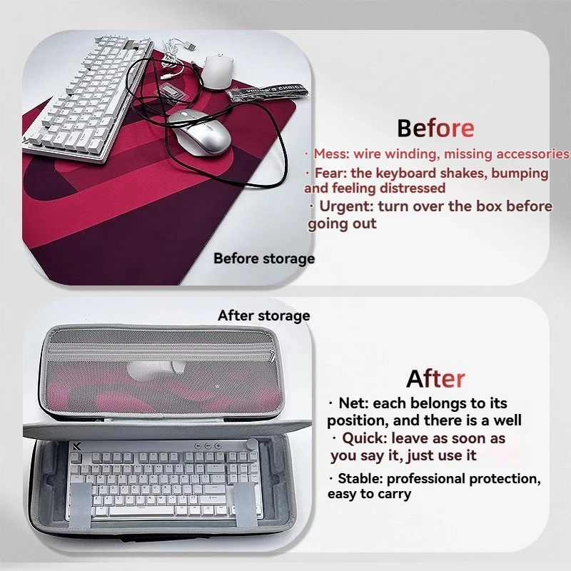 Keyboard Storage Bag for ROG Strix Flare EV63 Customized Keyboard Protection Package Gaming Mechanical Keyboard Accessories