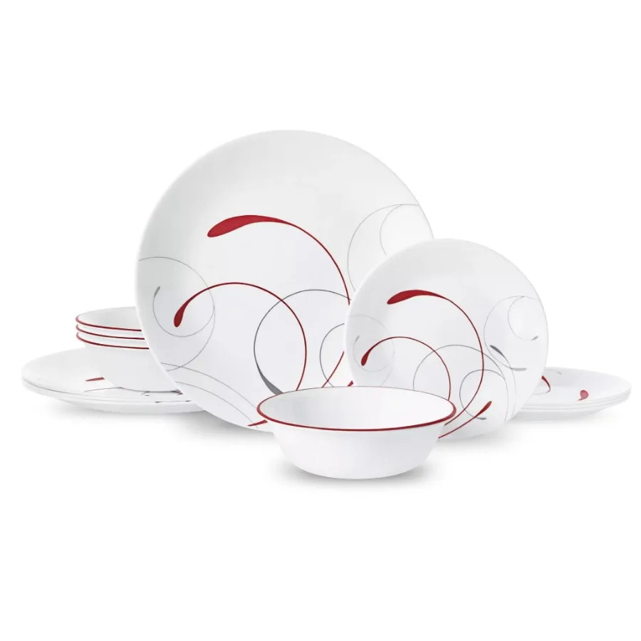 

Splendor 12-Piece Glass Dinnerware Set Service for 4