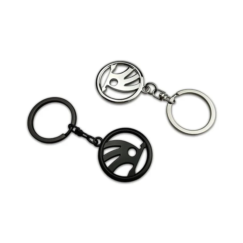 Metal Car Keychain Pendant Key Ring Key Accessories for Skoda Octavia Kodiaq Superb Yeti 2 A7 Tour RS Rapid Kodiak Fabia