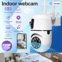 8MP 2.4G WiFi Surveillance Camera 8X Digital Zoom PTZ IP Camera ONVIF Dual Lens AI Human Detect Outdoor Security Two-Way Voice