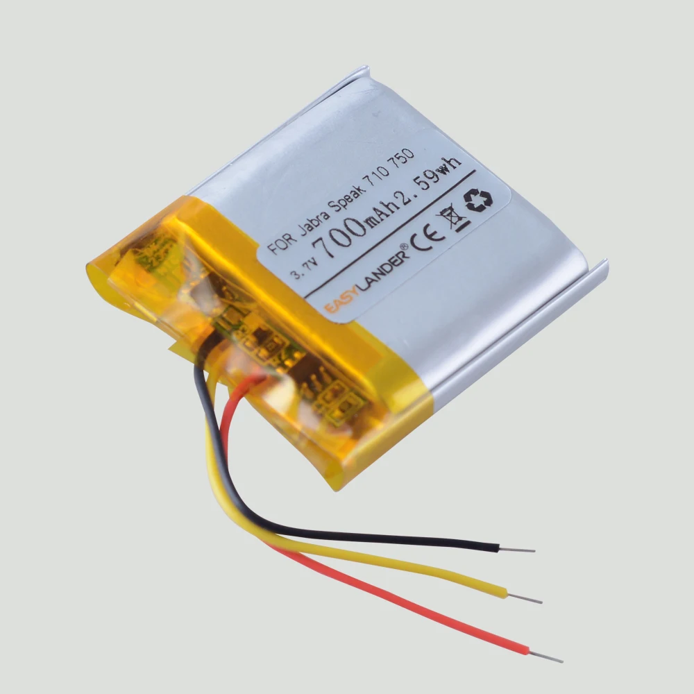 3.7V 700mAh Lithium-ion Polymer Rechargeable Battery FOR Jabra Speak 710 750 Bluetooth Speaker,AHB682828HPA