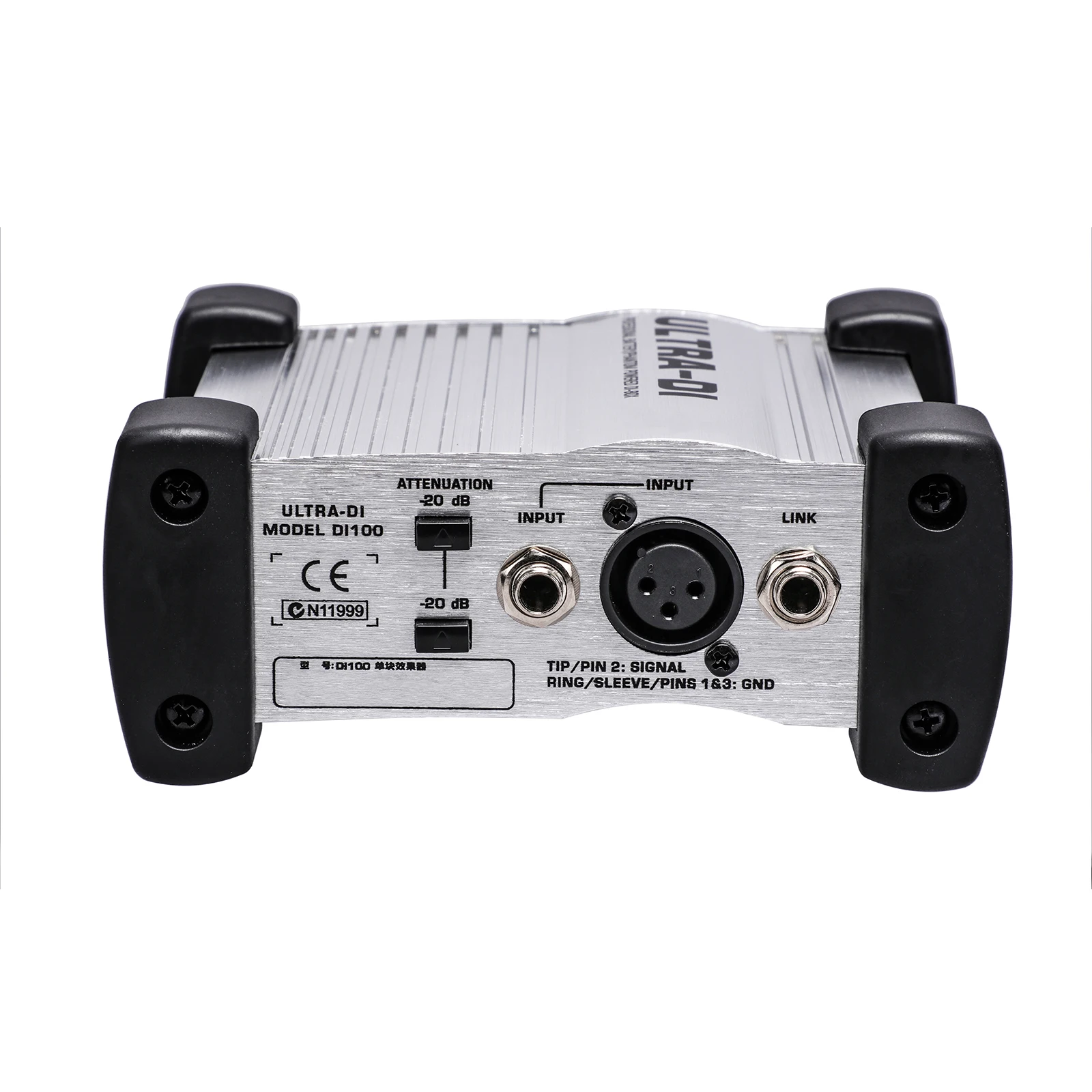 Gi100 impedantieomvormer DIBOX actieve DI box podiumeffecten fantoomvoeding actieve DI box BOX