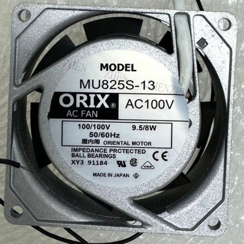 Y  1 PCS New for  ORIX MU825S-13 AC 100V 9.5/8W Cooling Fan # QW.