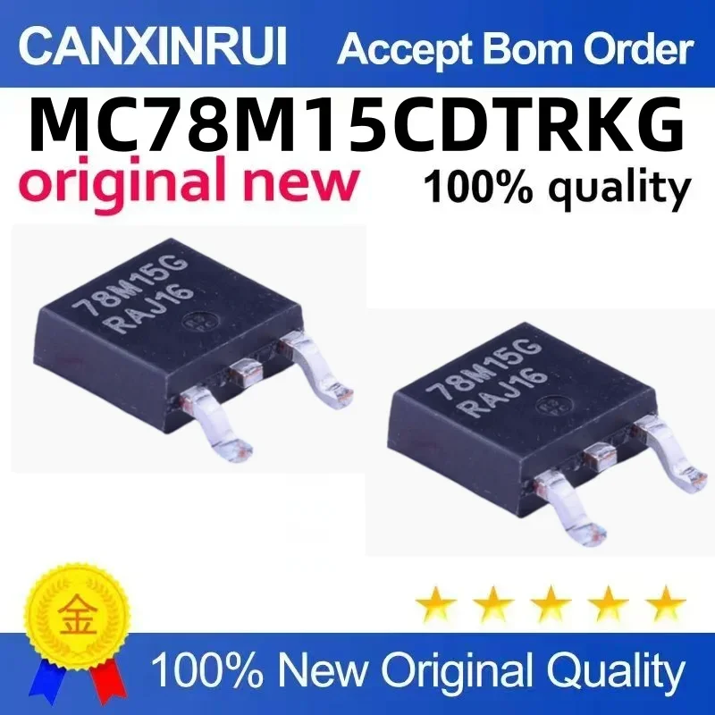 (5-100 pieces) 78M15G MC78M15CDTRKG SOT-252 voltage regulator chip voltage regulator 1.2 yuan