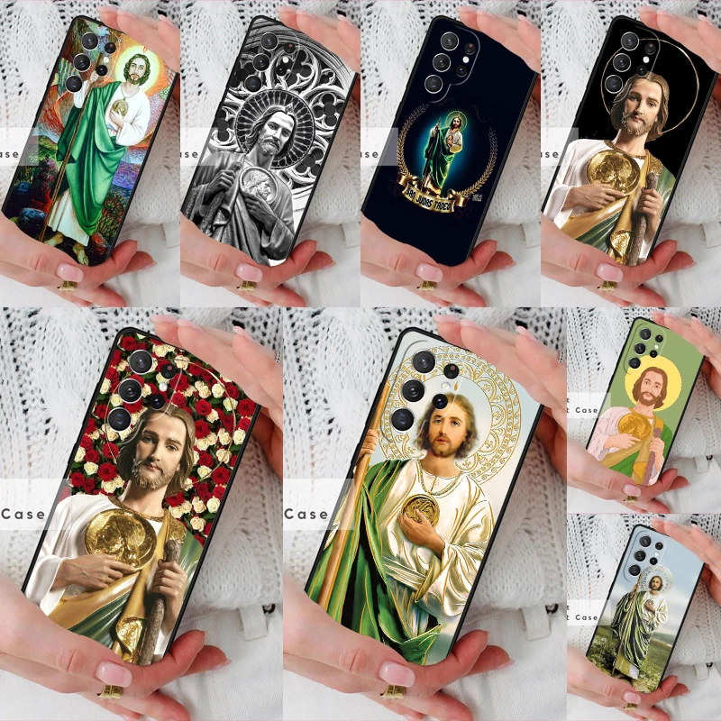 San Judas Phone Cover Case for Samsung Galaxy S26 Ultra S20 FE Note 10 S24 S23 S21 S25 Plus S22