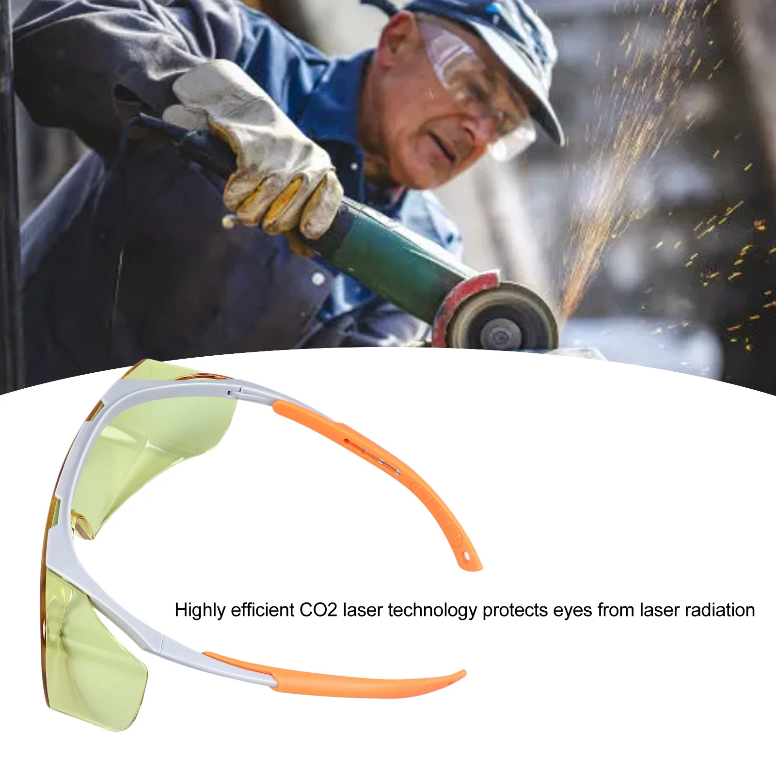 ZK40 Glasses Adjustable High Efficient Safe Comfortable Multifunctional Reflective Goggles for Laboratory Work