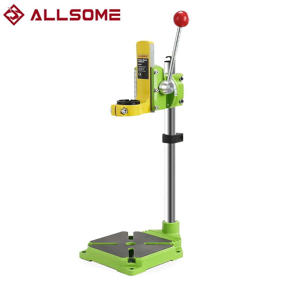 

ALLSOME MINIQ BG6117 Bench Drill Stand/Press Mini Electric Drill Carrier Bracket 90 Degree Rotating Fixed Frame Workbench Clamp