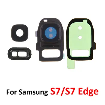 Pouzdro pro mobilní telefon Samsung Galaxy S7 G930 G930F, zadní sklo fotoaparátu, kryt objektivu pro Samsung S7 Edge G935 G935F 8 nejlepší prodej Zadní sklo na Samsung S7 Edge - №3