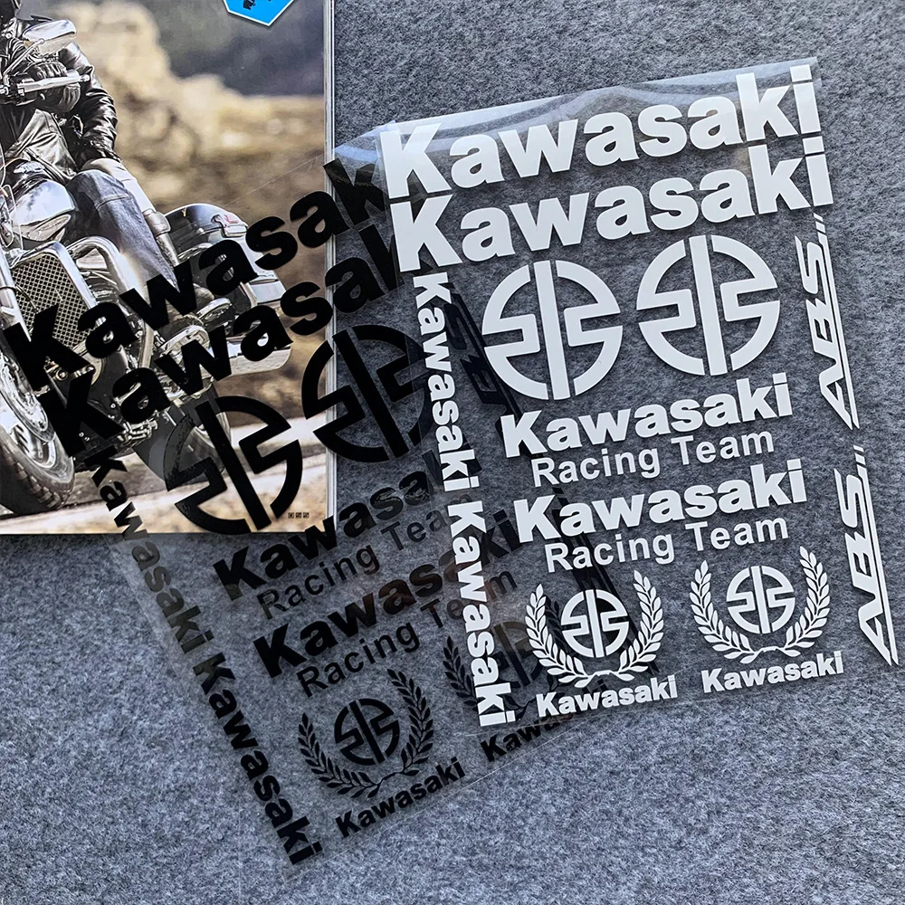 

Светоотражающая водостойкая мотоциклетная наклейка Kawasaki Ninja, наклейка на корпус шлема, подходит для украшения автомобиля, наклейка
