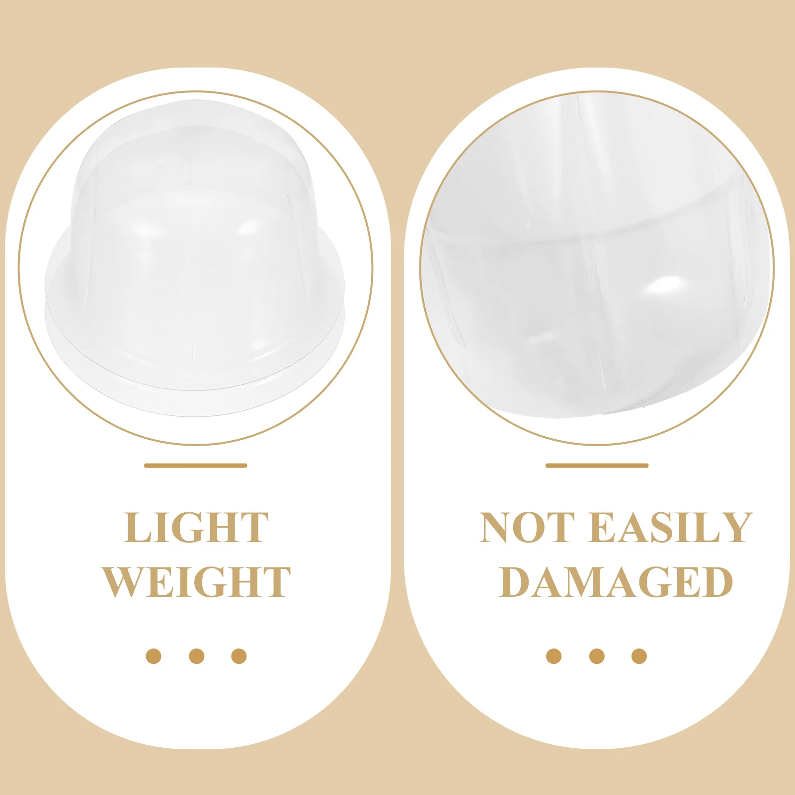 

8 pcs Kids Holders Round Hat Supporter Plastic Caps Support Stand Lightweight Portable Hat Organizer For Children