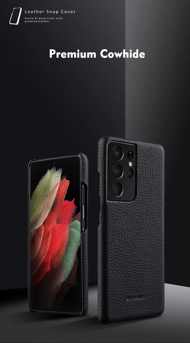 for Samsung Galaxy S24 S24 Ultra 24 Plus + 5G Cases Premium Genuine Leather Case luxury Fashion Cow Business Phone Cover