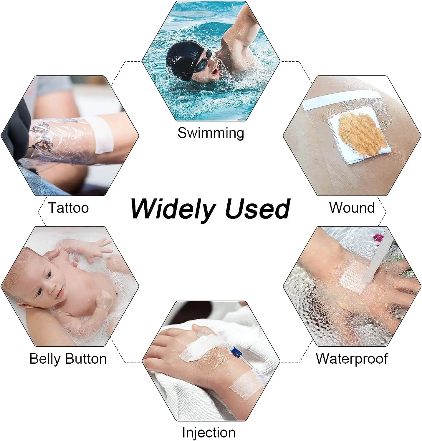 10m Tattoo Aftercare Bandage Waterproof Shower pellicola trasparente Healing Protective Second Skin Tattoo Roll Wrap